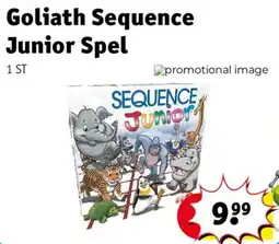 Kruidvat Goliath sequence junior spel aanbieding