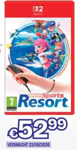 Dreamland nintendo switch sports resort aanbieding