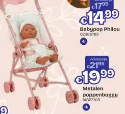 Dreamland Metalen poppenbuggy aanbieding