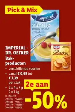 Lidl Imperial - Dr. Oetker Bakproducten aanbieding