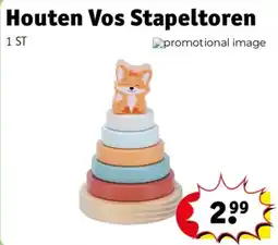 Kruidvat Houten Vos Stapeltoren aanbieding