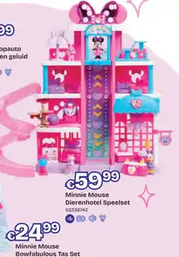 Dreamland minnie mouse dierenhotel speelset aanbieding