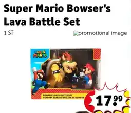 Kruidvat Super mario bowser's lava battle set aanbieding