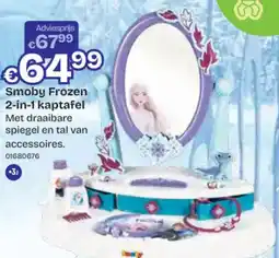 Dreamland Smoby Frozen 2-in-1 kaptafel aanbieding