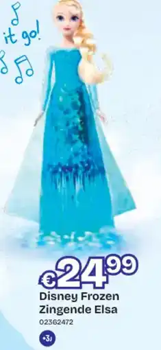 Dreamland Disney Frozen Zingende Elsa aanbieding