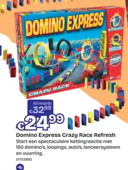 Dreamland Domino Express Crazy Race Refresh aanbieding