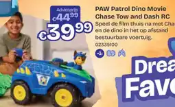 Dreamland PAW Patrol Dino Movie Chase Tow and Dash RC aanbieding