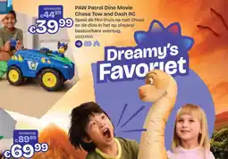 Dreamland PAW Patrol Dino Movie Chase Tow and Dash RC aanbieding