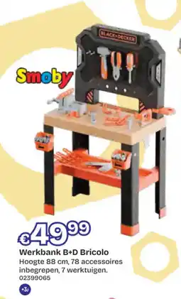 Dreamland Werkbank B+D Bricolo aanbieding