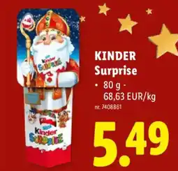 Lidl Kinder surprise aanbieding