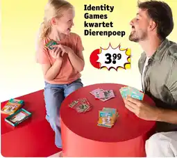 Kruidvat Identity Games kwartet Dierenpoep aanbieding