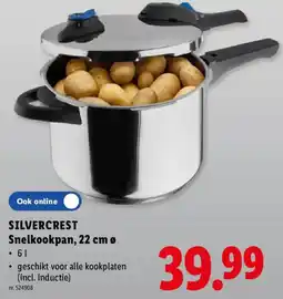 Lidl silvercrest snelkookpan aanbieding