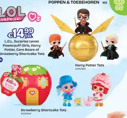 Dreamland L.O.L. Surprise Loves Powerpuff Girls, Harry Potter, Care Bears of Strawberry Shortcake Tots aanbieding