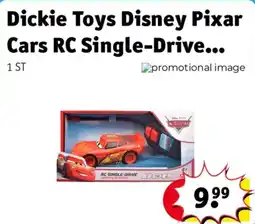 Kruidvat Dickie Toys Disney Pixar Cars RC Single-Drive aanbieding