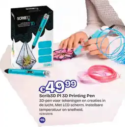 Dreamland Scrib3D P1 3D Printing Pen aanbieding