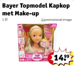 Kruidvat Bayer Topmodel Kapkop met Make-up aanbieding