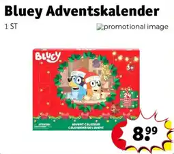 Kruidvat Bluey Adventskalender aanbieding