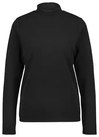 HEMA HEMA Dames Top Col Glitter Zwart (zwart) aanbieding