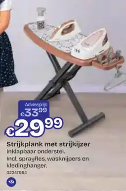 Dreamland Strijkplank met strijkijzer aanbieding