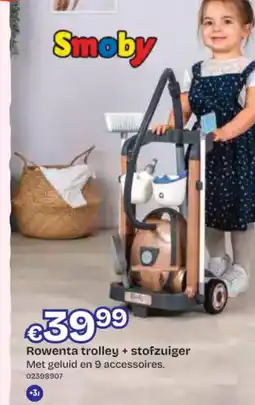 Dreamland Rowenta trolley + stofzuiger aanbieding