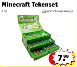Kruidvat Minecraft tekenset aanbieding