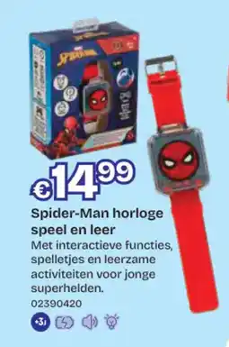 Dreamland Spider-Man horloge aanbieding