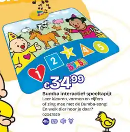 Dreamland Bumba interactief speeltapijt aanbieding