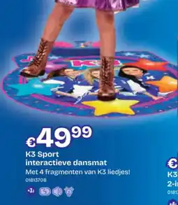 Dreamland K3 Sport interactieve dansmat aanbieding