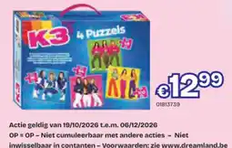Dreamland K-3 4 Puzzels aanbieding