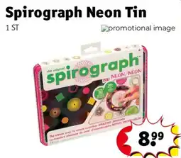 Kruidvat Spirograph neon tin aanbieding