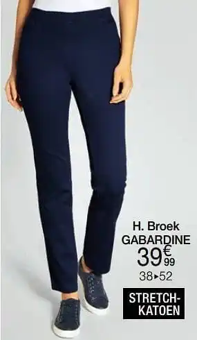 Damart Broek gabardine aanbieding