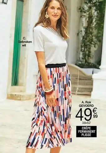 Damart Rok gevoerd aanbieding