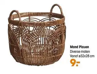 Kwantum Mand plauen aanbieding