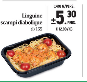 Linguine scampi diabolique