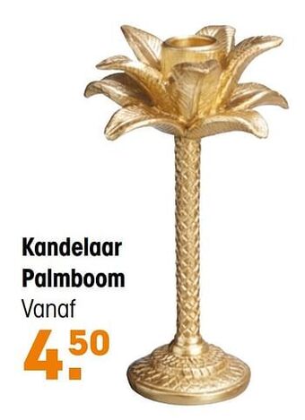 Kwantum Kandelaar palmboom aanbieding
