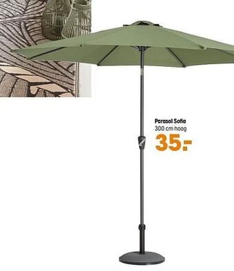 Kwantum Parasol sofia aanbieding