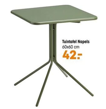Kwantum Tuintafel napels aanbieding