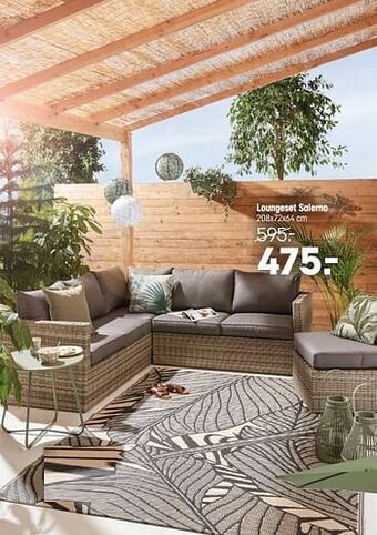 Kwantum Loungeset salerno aanbieding