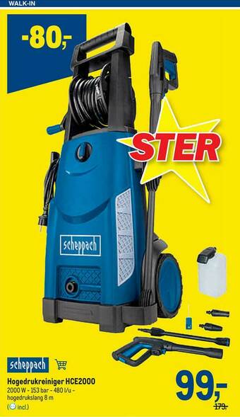 Makro Hogedrukreiniger aanbieding
