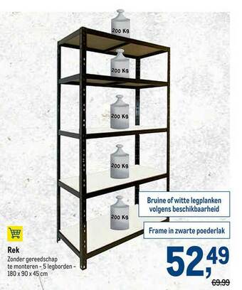 Makro Rek aanbieding