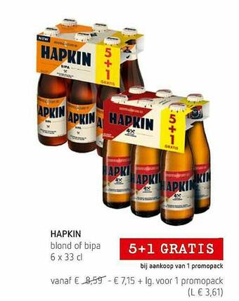 Spar Colruyt Hapkin Blond Of Bipa aanbieding
