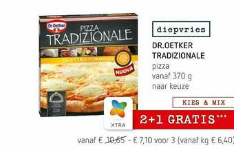 Spar Colruyt Dr Oetker Tradizionale Pizza aanbieding