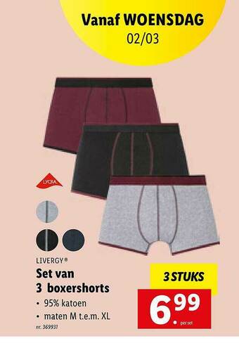 Lidl Boxershorts aanbieding