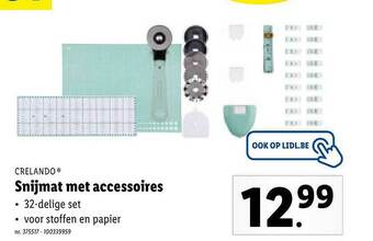 Lidl Snijmat Met Accessoires aanbieding
