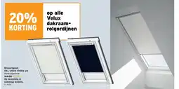 GAMMA Velux dakraam-rolgordijnen aanbieding