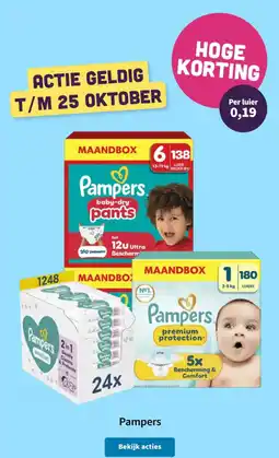 Plein.nl Pampers baby-dry pants aanbieding