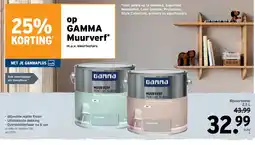 GAMMA Gamma muurverf aanbieding