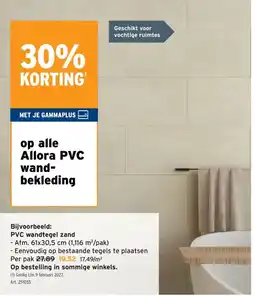 GAMMA Allora PVC wandbekleding aanbieding
