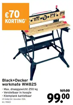 GAMMA Black+Decker workmate WM825 aanbieding