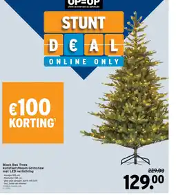 GAMMA Black Box Trees kunstkerstboom Grimshaw aanbieding